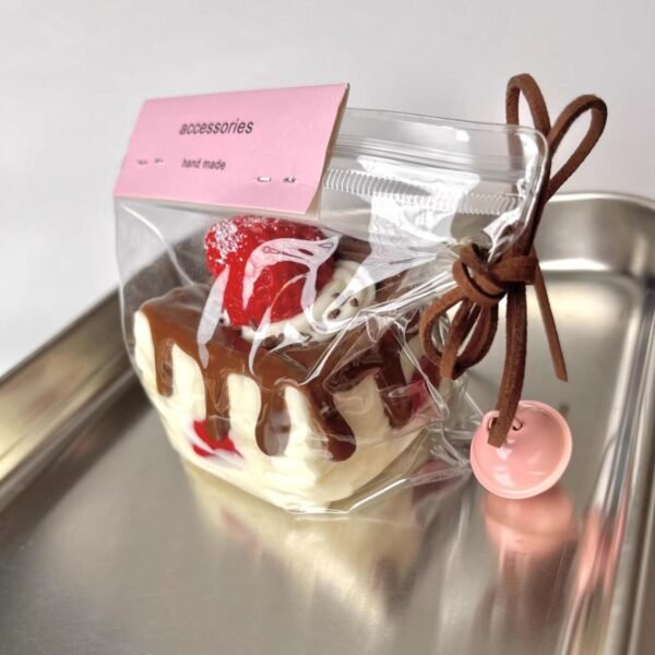 Strawberry Chocolate Mousse Cake Squishy - Image 2