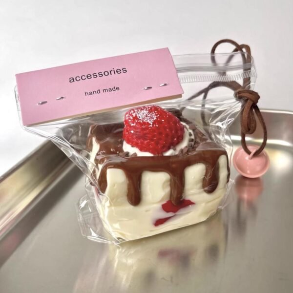 Strawberry Chocolate Mousse Cake Squishy